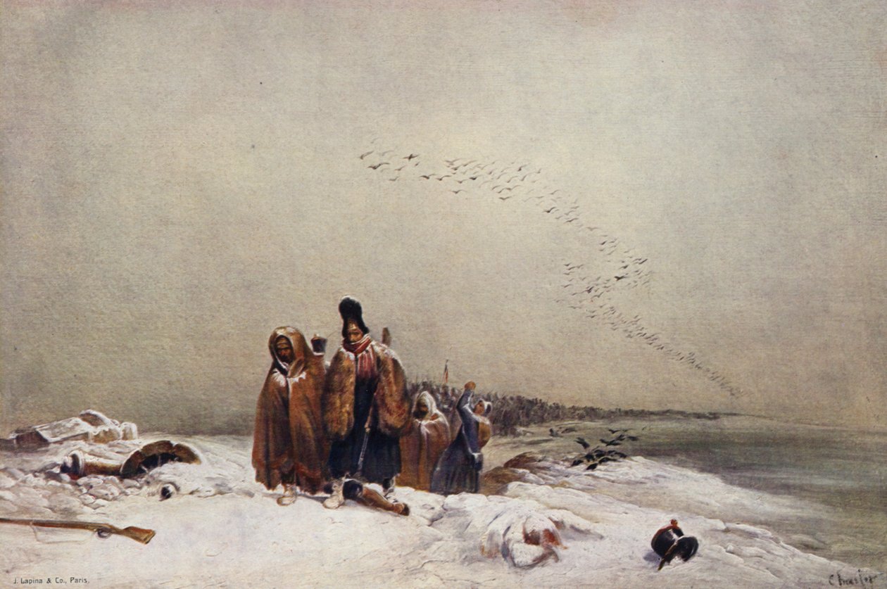 The Retreat of Russia by European School
