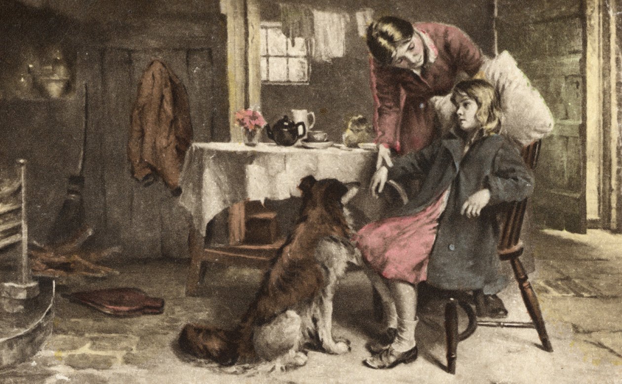 Unwell Little Girl by European School