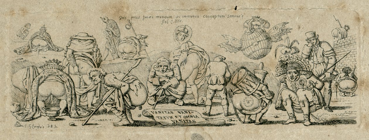 Vanity of Vanities, All is Vanity, after 1800 by Eustache Hyacinthe Langlois