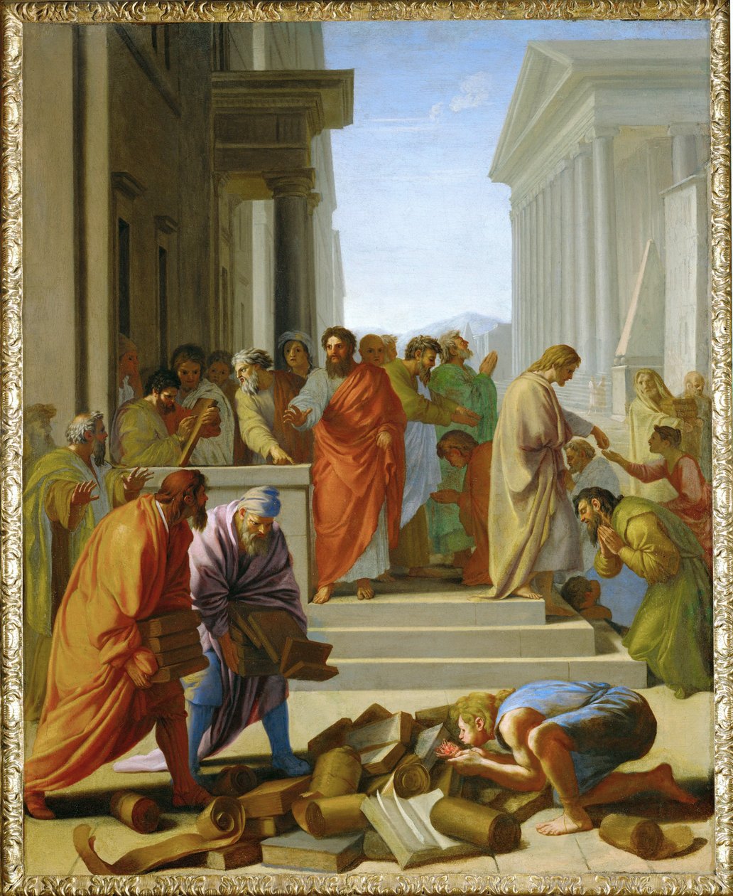 The Sermon of Saint Paul at Ephesus by Eustache Le Sueur