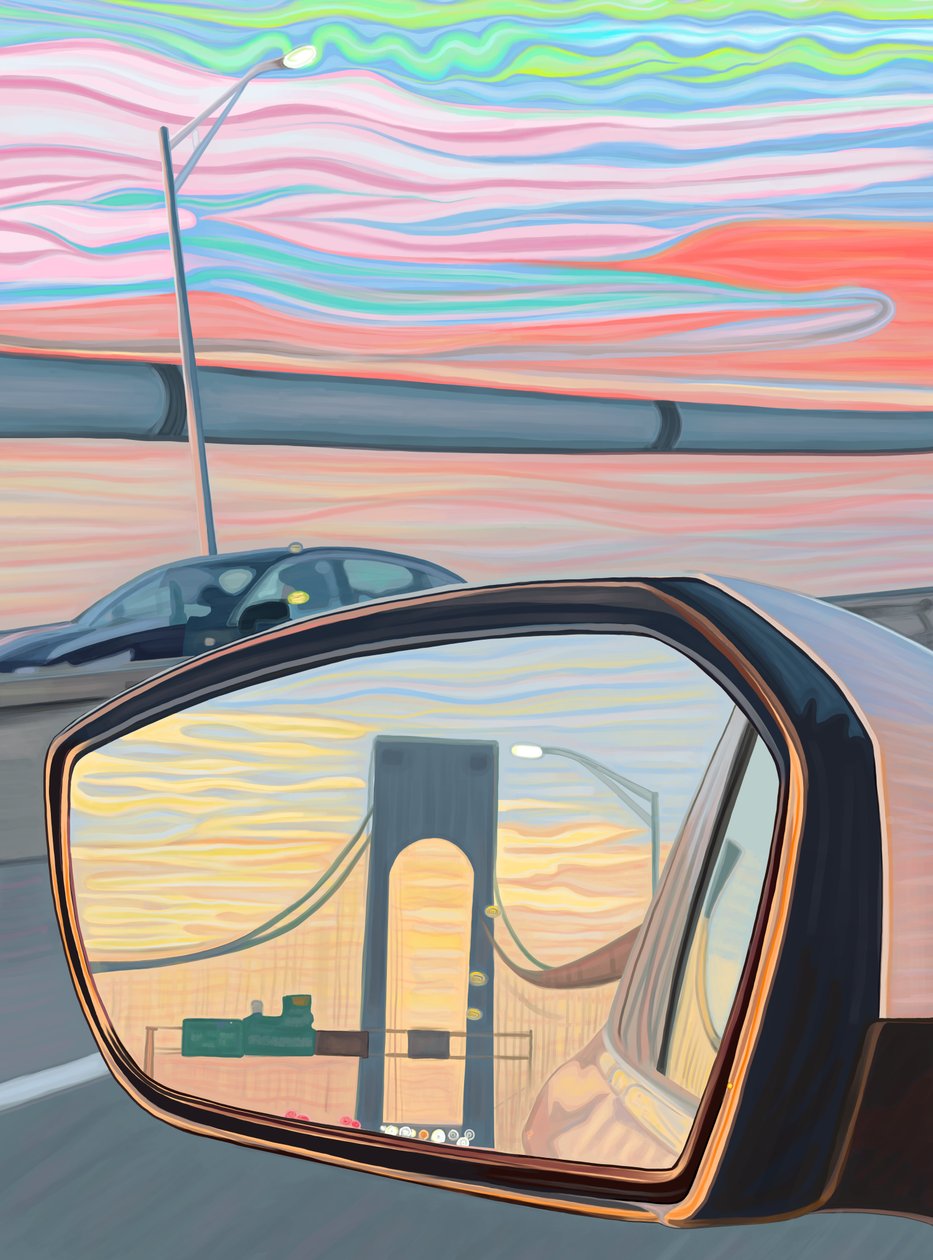 Crossing the Verrazano Bridge by Evan Sklar