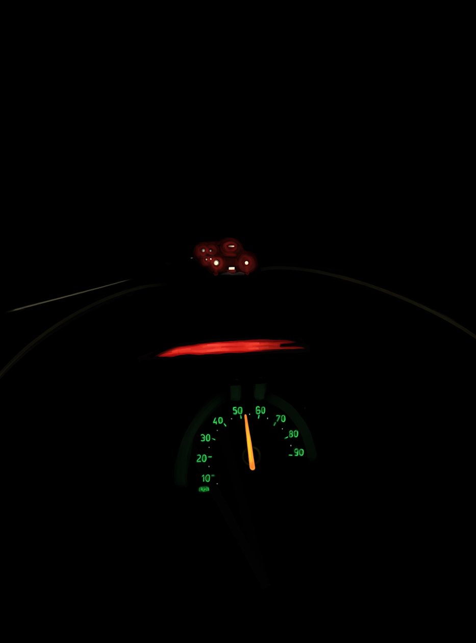 Driving The Road At Night #4 Brooklyn by Evan Sklar