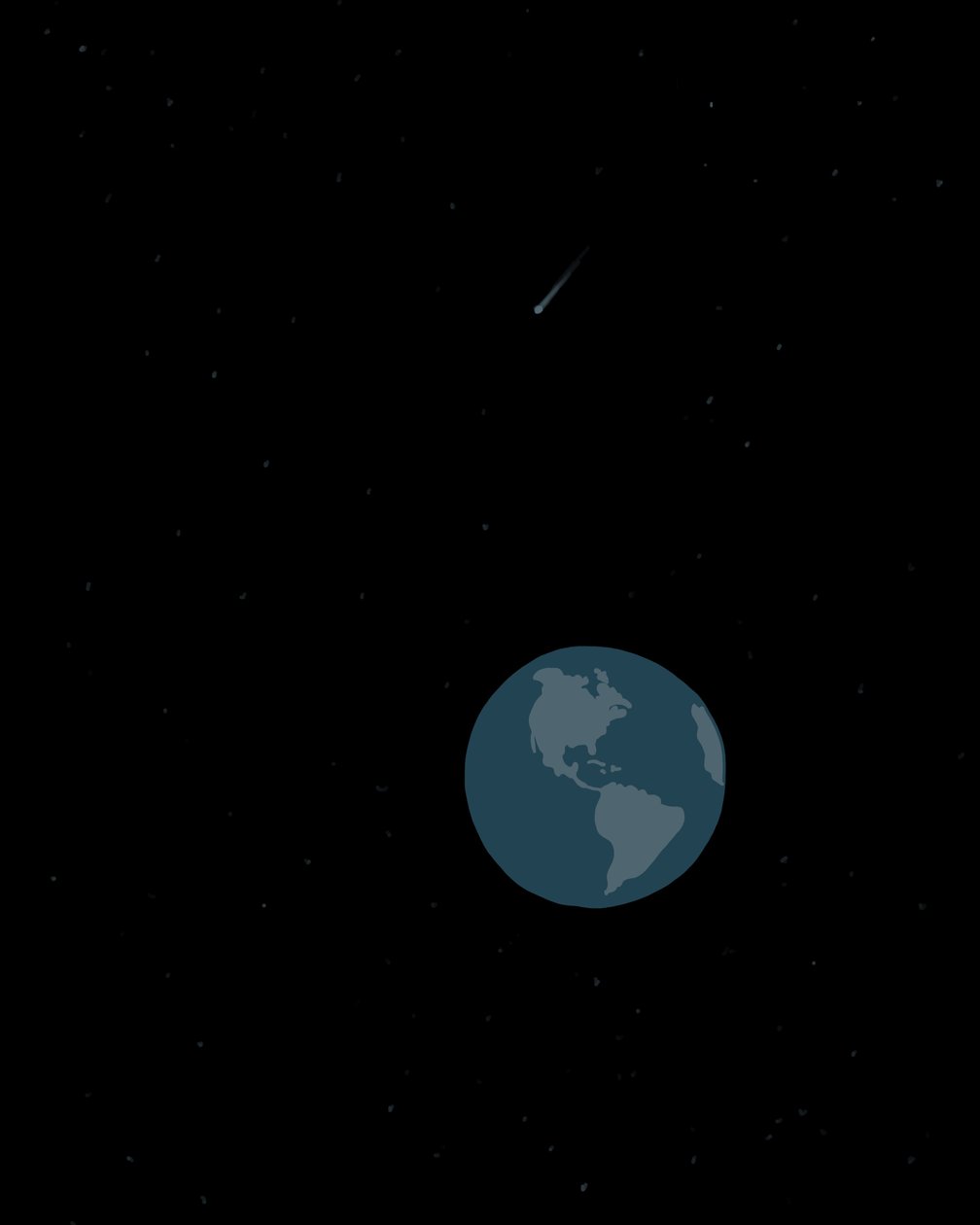 Earth Seen From Space by Evan Sklar