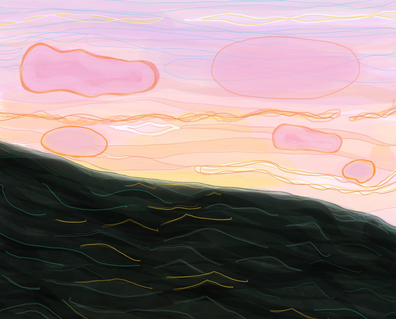 Ocean at Dusk by Evan Sklar