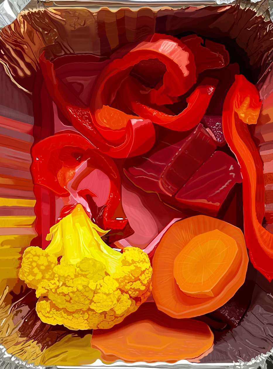 Pickled Vegetables In To Go Container by Evan Sklar