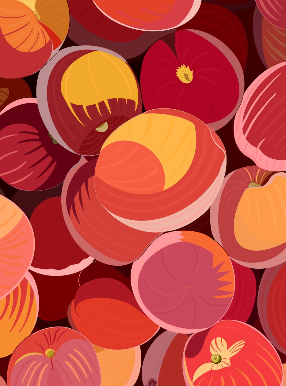 Pile of Peaches by Evan Sklar