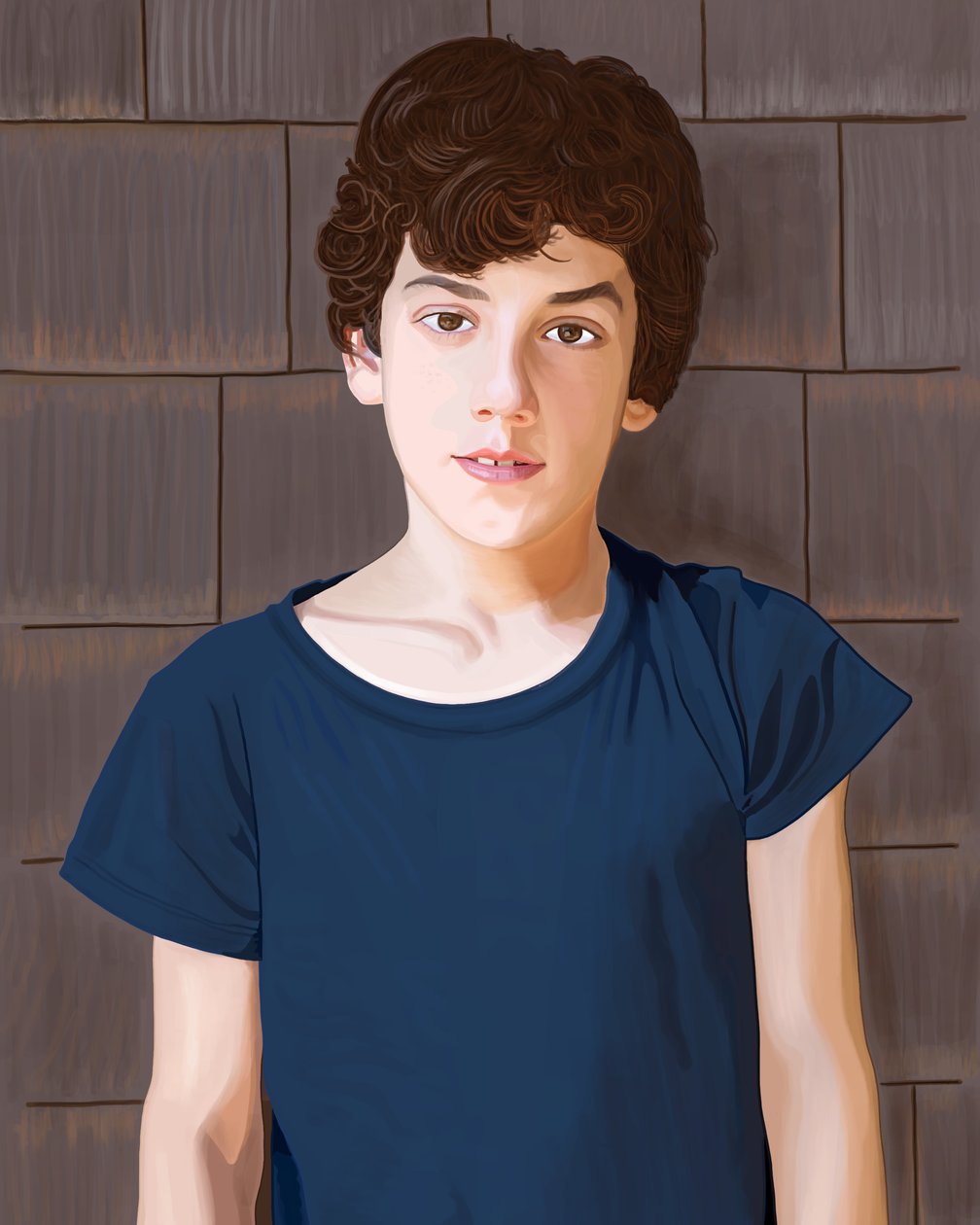 Portrait of a Boy, Brooklyn by Evan Sklar