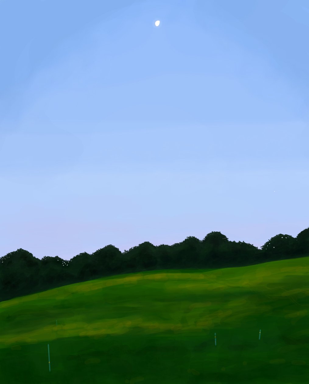 Vermont Field, Dawn by Evan Sklar