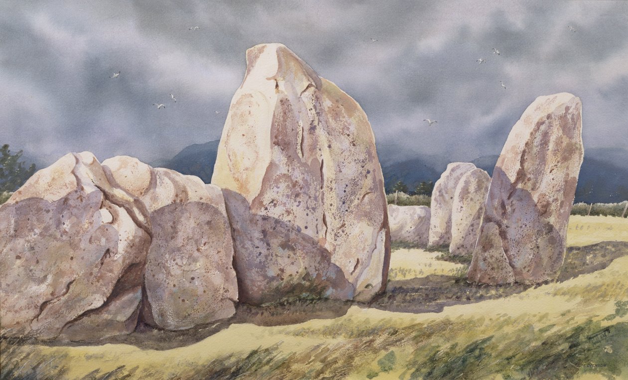 Stones of Castlerigg, Cumbria by Evangeline Dickson