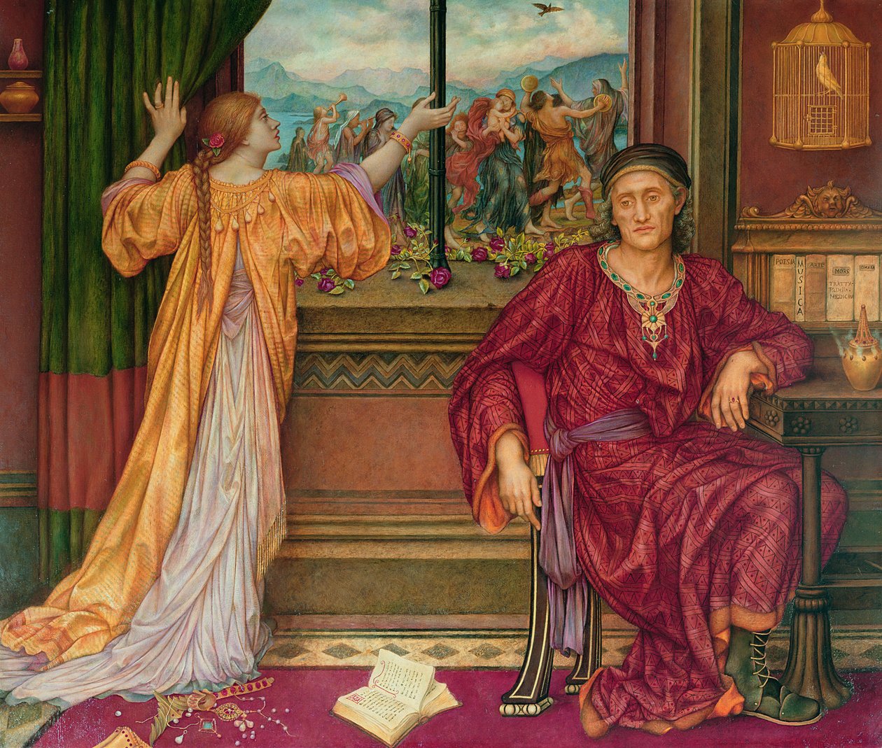 The Gilded Cage by Evelyn De Morgan