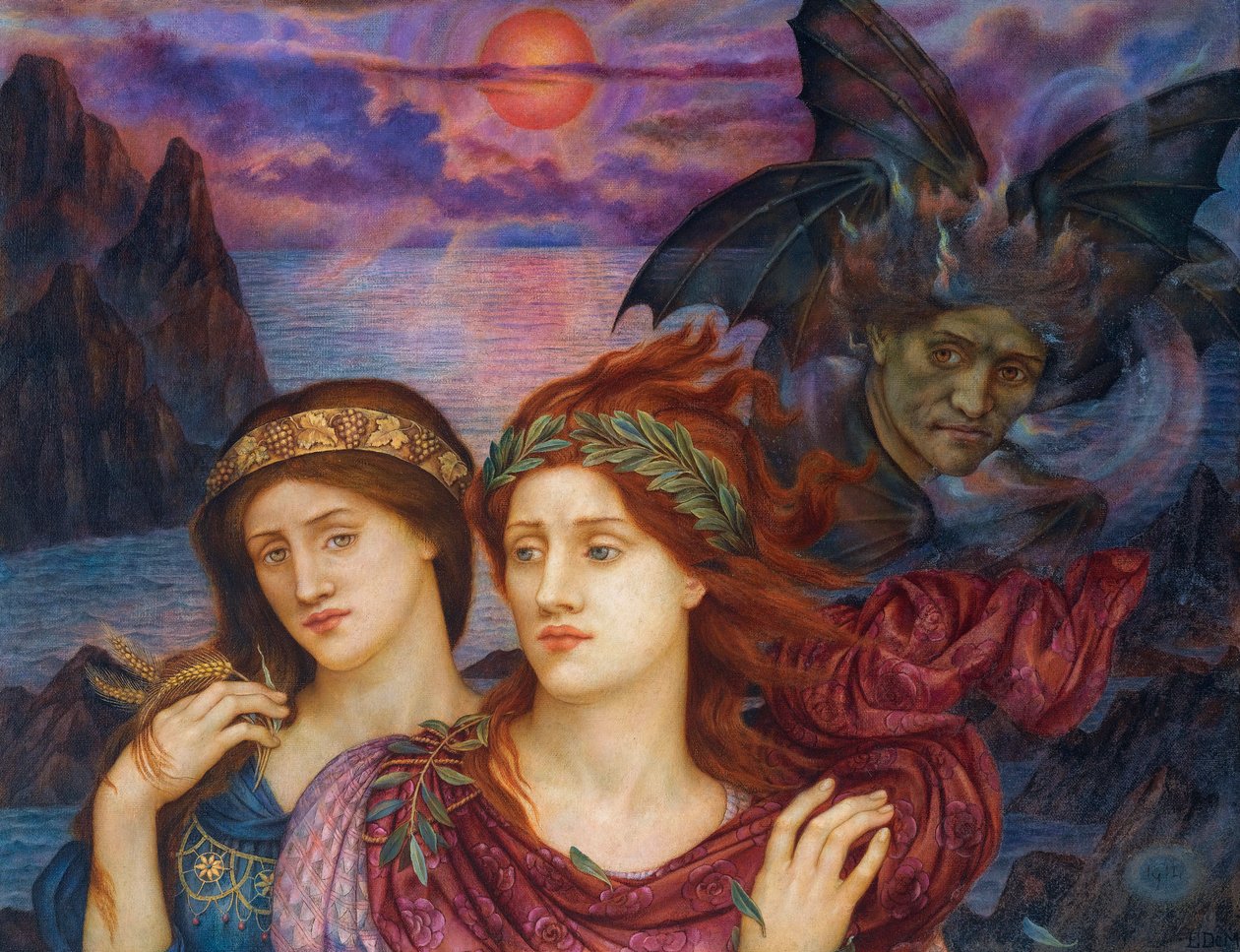 Pre-Raphaelite Paintings: The Vision by Evelyn De Morgan