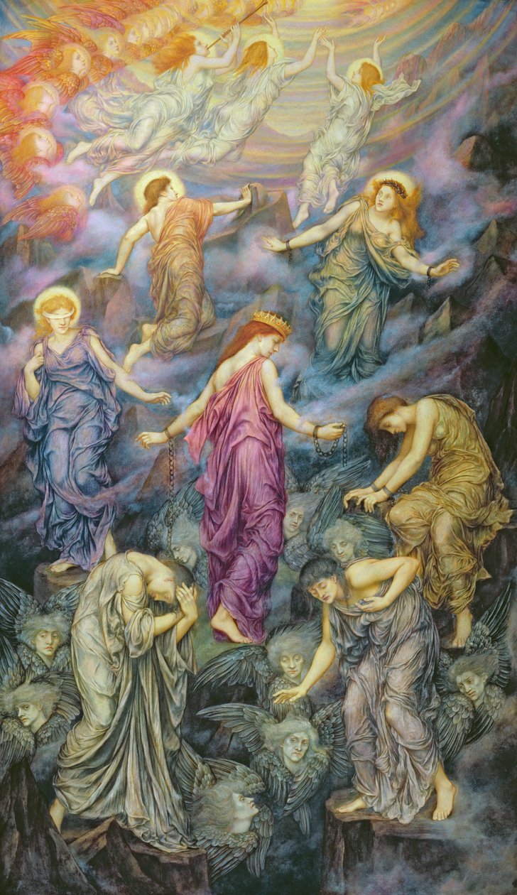 The Kingdom of Heaven Suffereth Violence by Evelyn De Morgan