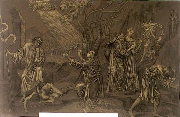 The Valley of Shadows, c.1899 by Evelyn De Morgan