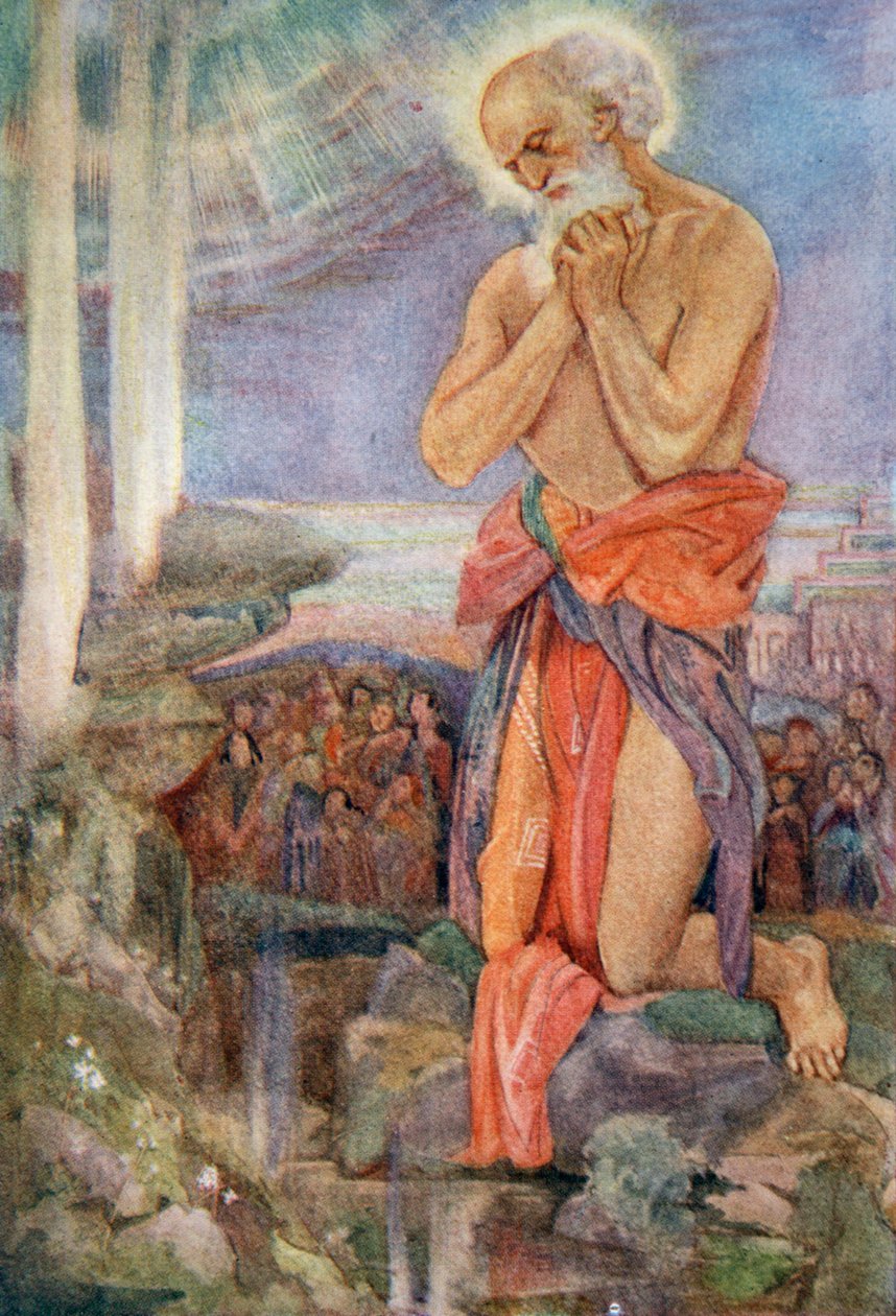 Elijah Prevailing Over the Priests of Baal by Evelyn Paul