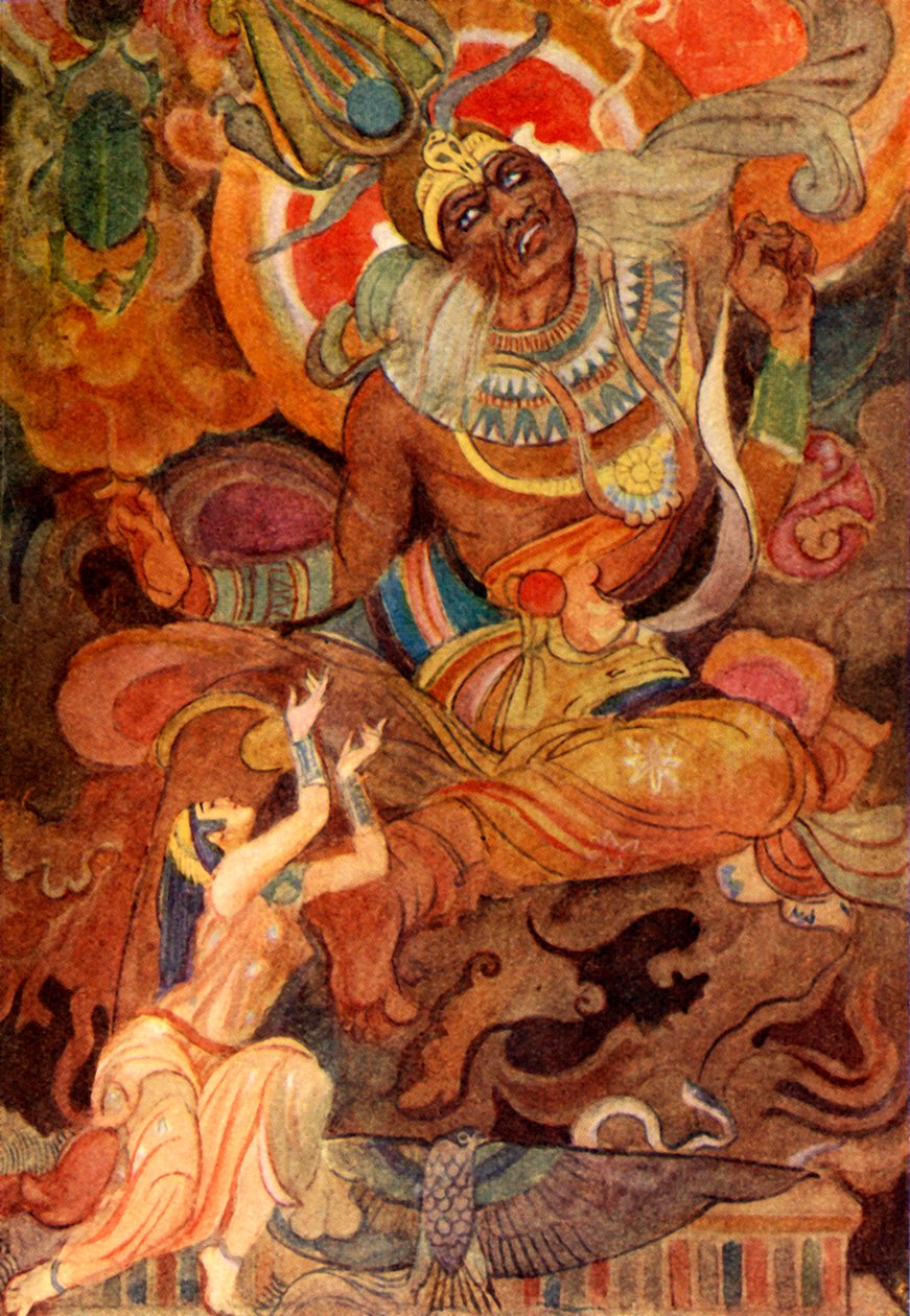 Isis conjured Ra to tell his Name by Evelyn Paul