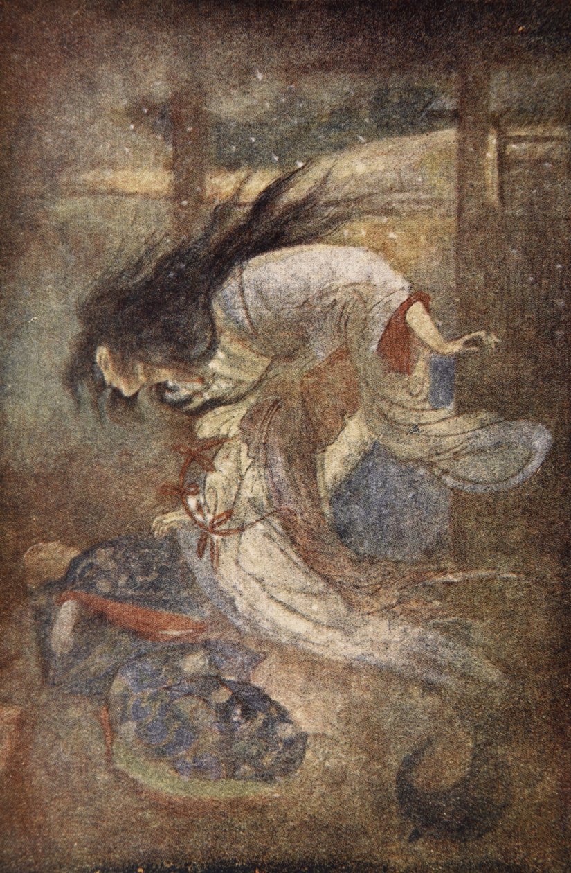 Yuki-Onna, The Lady of the Snow, Illustration from 