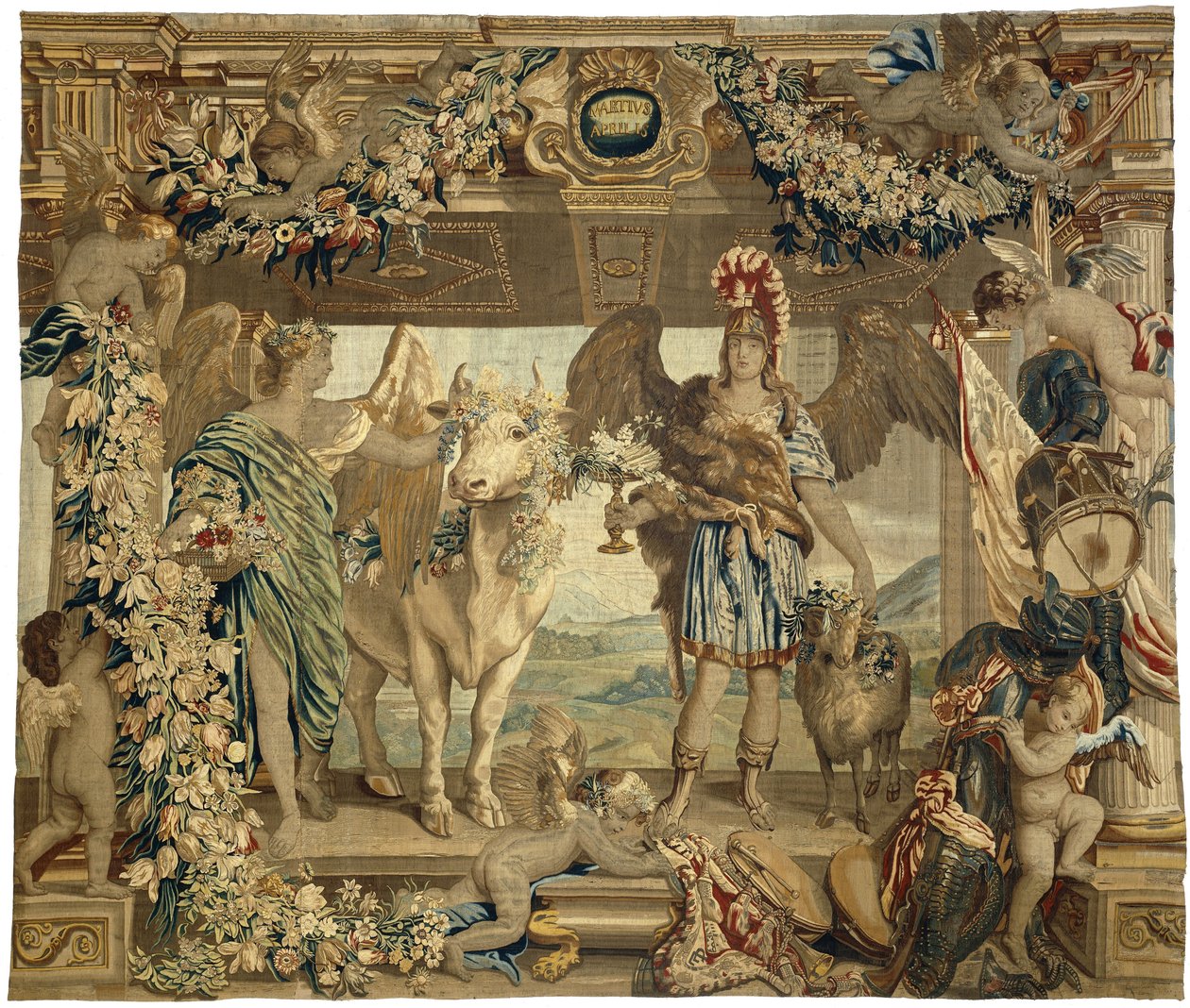 March and April (series title: The Months, Seasons, Elements, Day and Night) by Everaert Leyniers