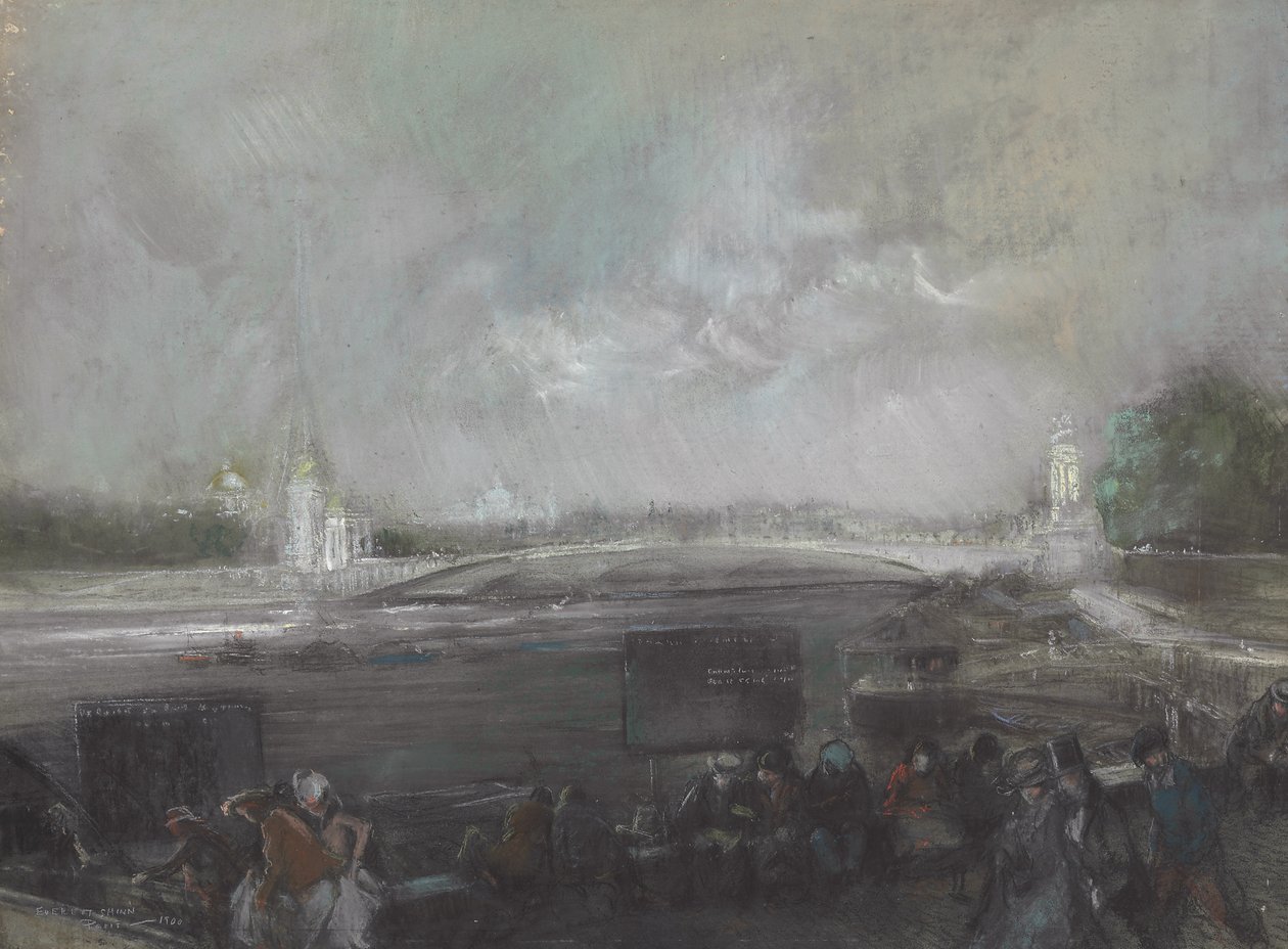 Alexander Bridge, Paris by Everett Shinn