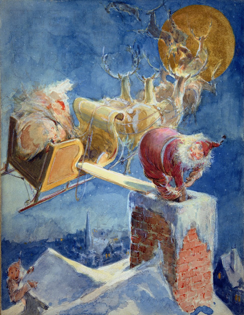 The Night Before Christmas by Everett Shinn