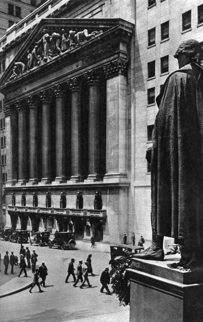 New York Stock Exchange, New York City, USA, c1930s by Ewing Galloway