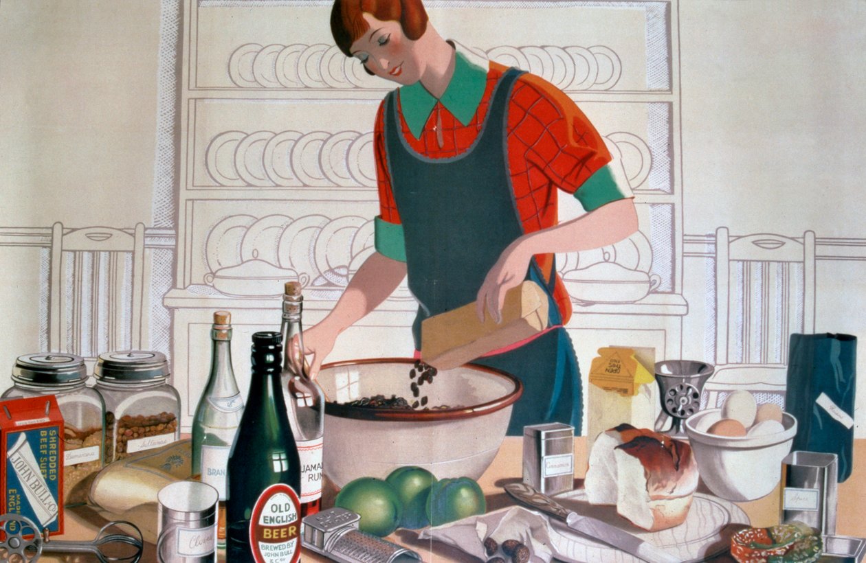 Making the Empire Christmas Pudding by FC Harrison