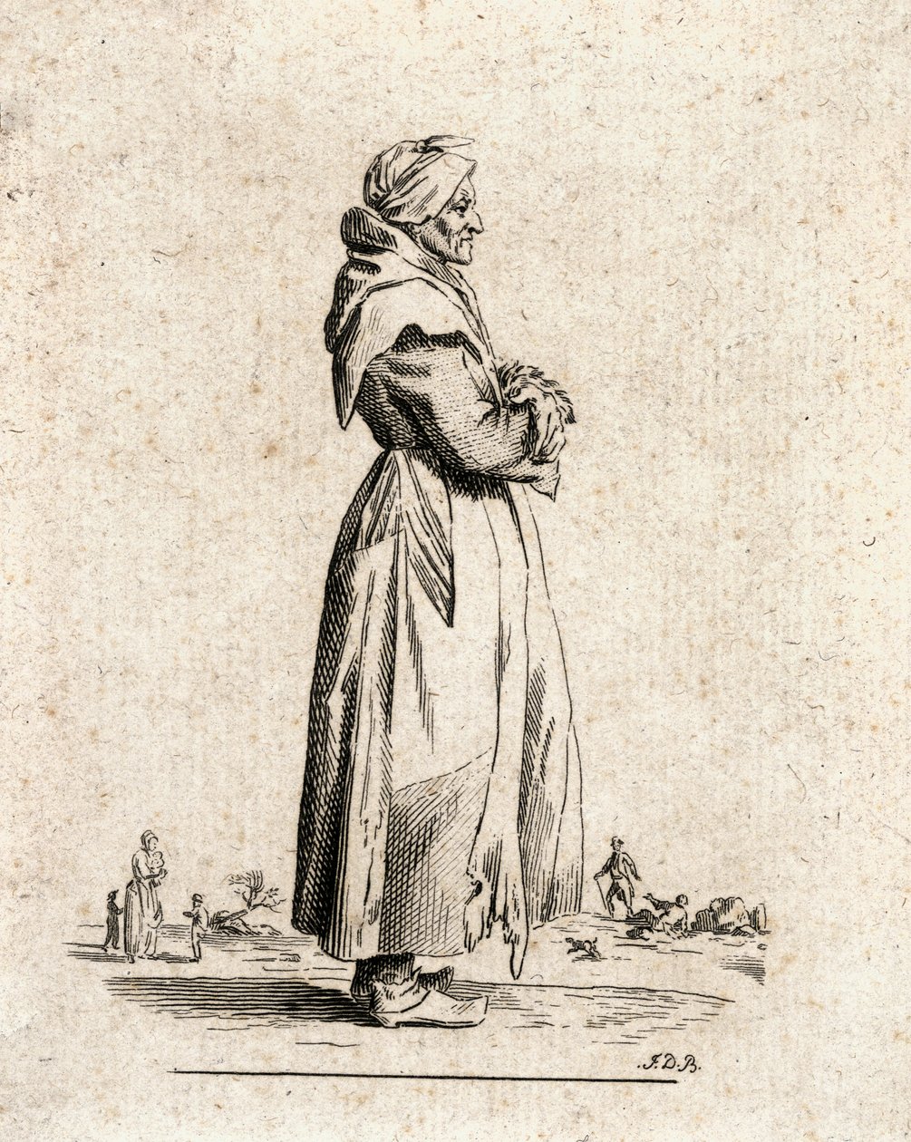 Peasant Woman by F.D.B. Monogrammist