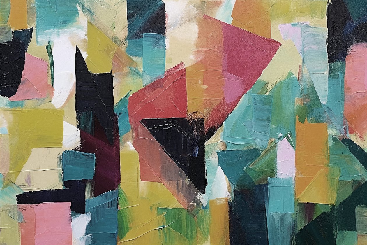 Minimalist Geometric Abstract by F. Abderrahim