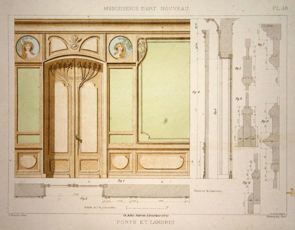Door and skirting by F. Barabas