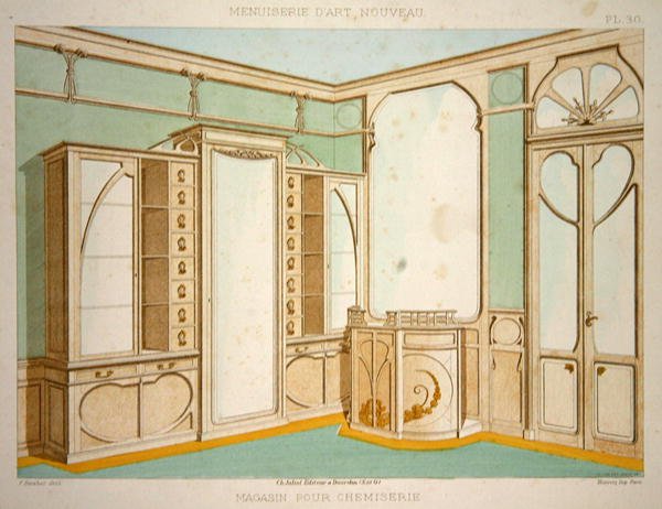 Interior design for a shirt tailor
