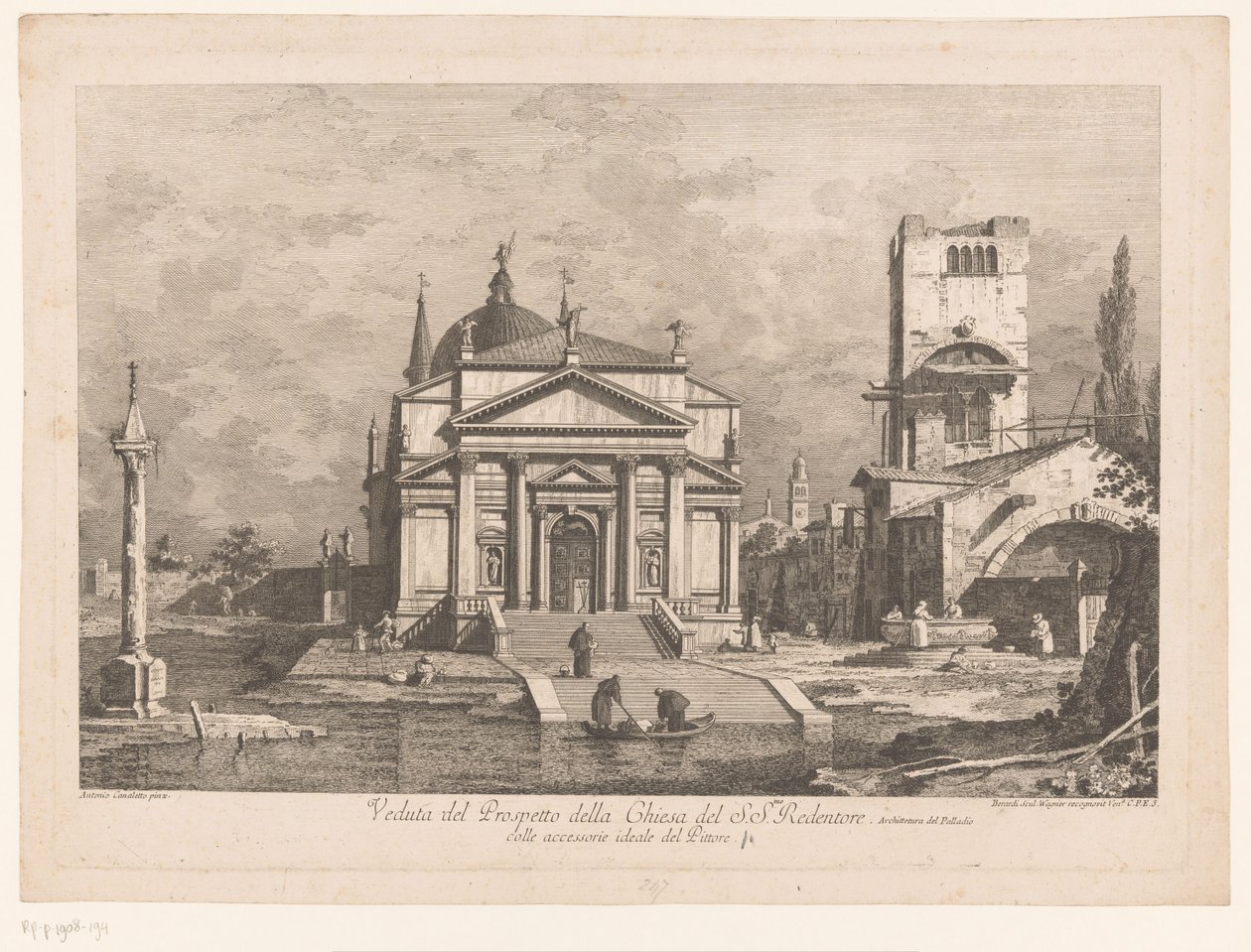 View of the Il Redentore in Venice by Fabio Berardi