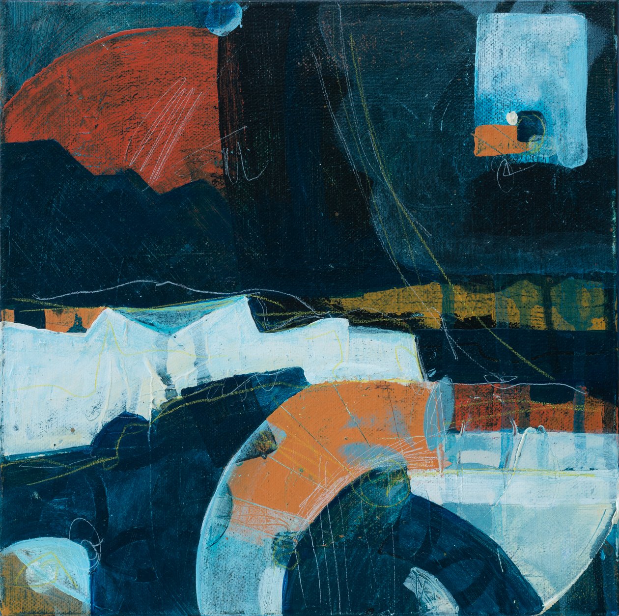 An Evening at the Beach, 2018 by Faye Bridgwater