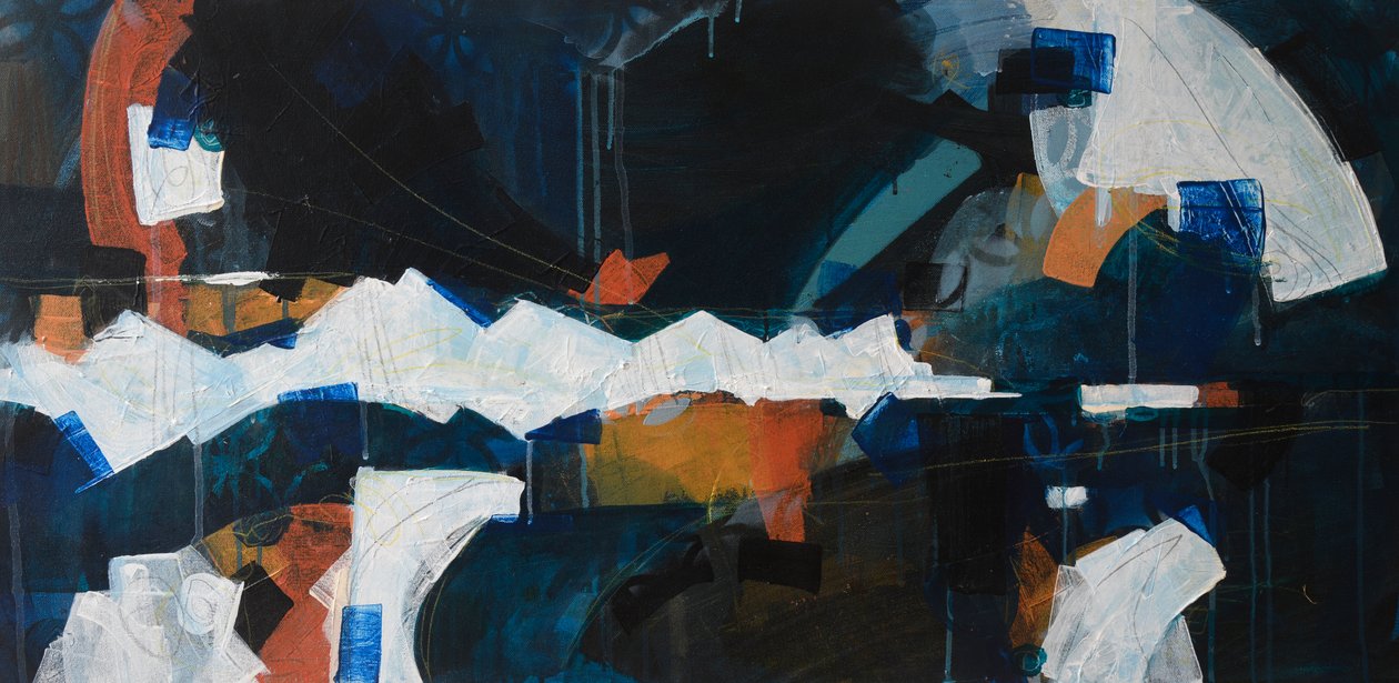 Oh Those Cliffs, 2018 by Faye Bridgwater