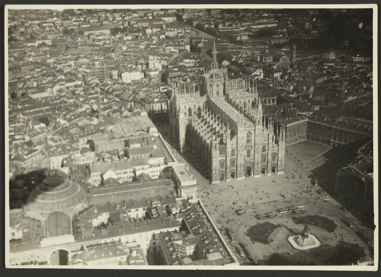 Aerial View of Milan by Fedele Azari