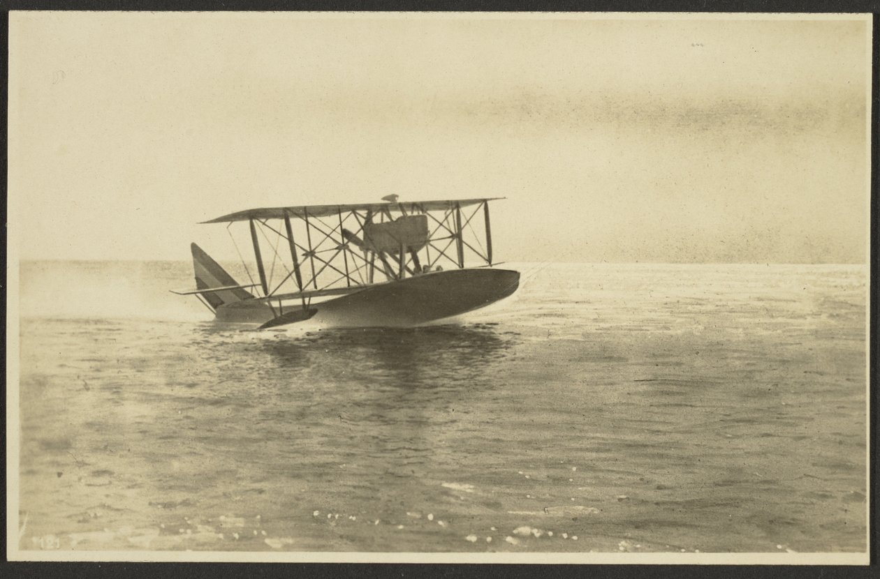 Seaplane by Fedele Azari: Highest-quality art reproduction