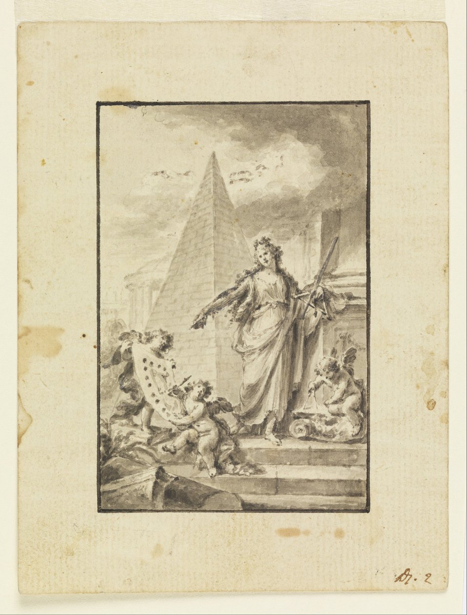 Design for an Illustration- Architecture by Fedele Fischetti