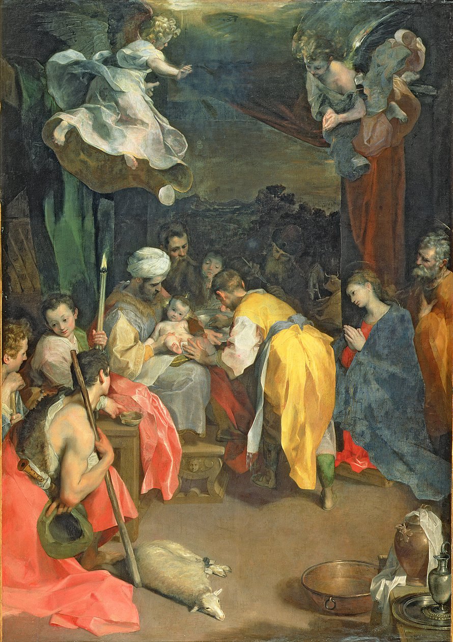 The Circumcision of Christ, (detail) by Federico Fiori Barocci or Baroccio