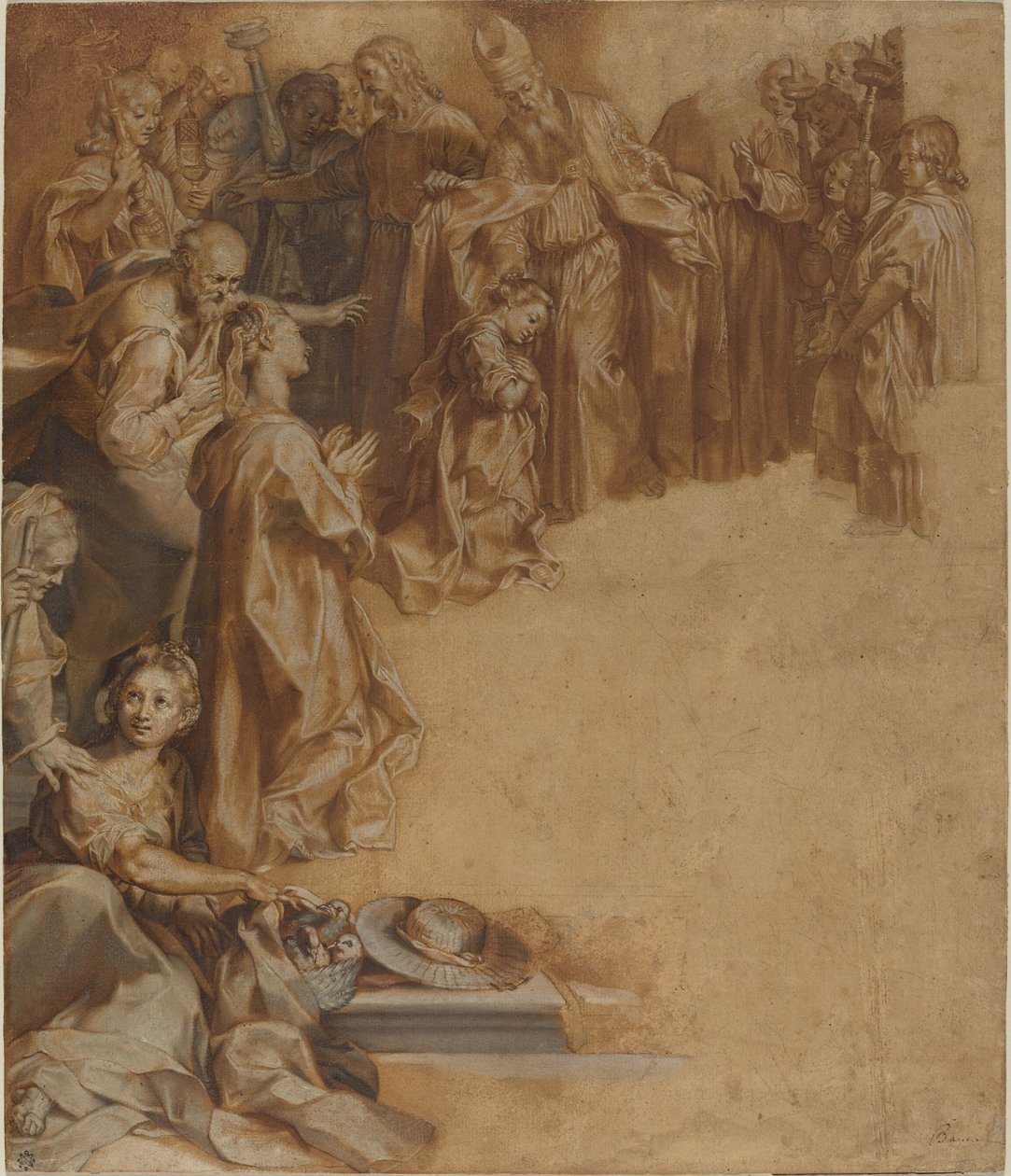 The Presentation of the Virgin in the Temple by Federico Barocci