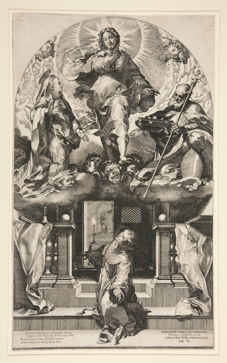 The Vision of St. Francis (Il Perdono di San Francesco) by Federico Barocci