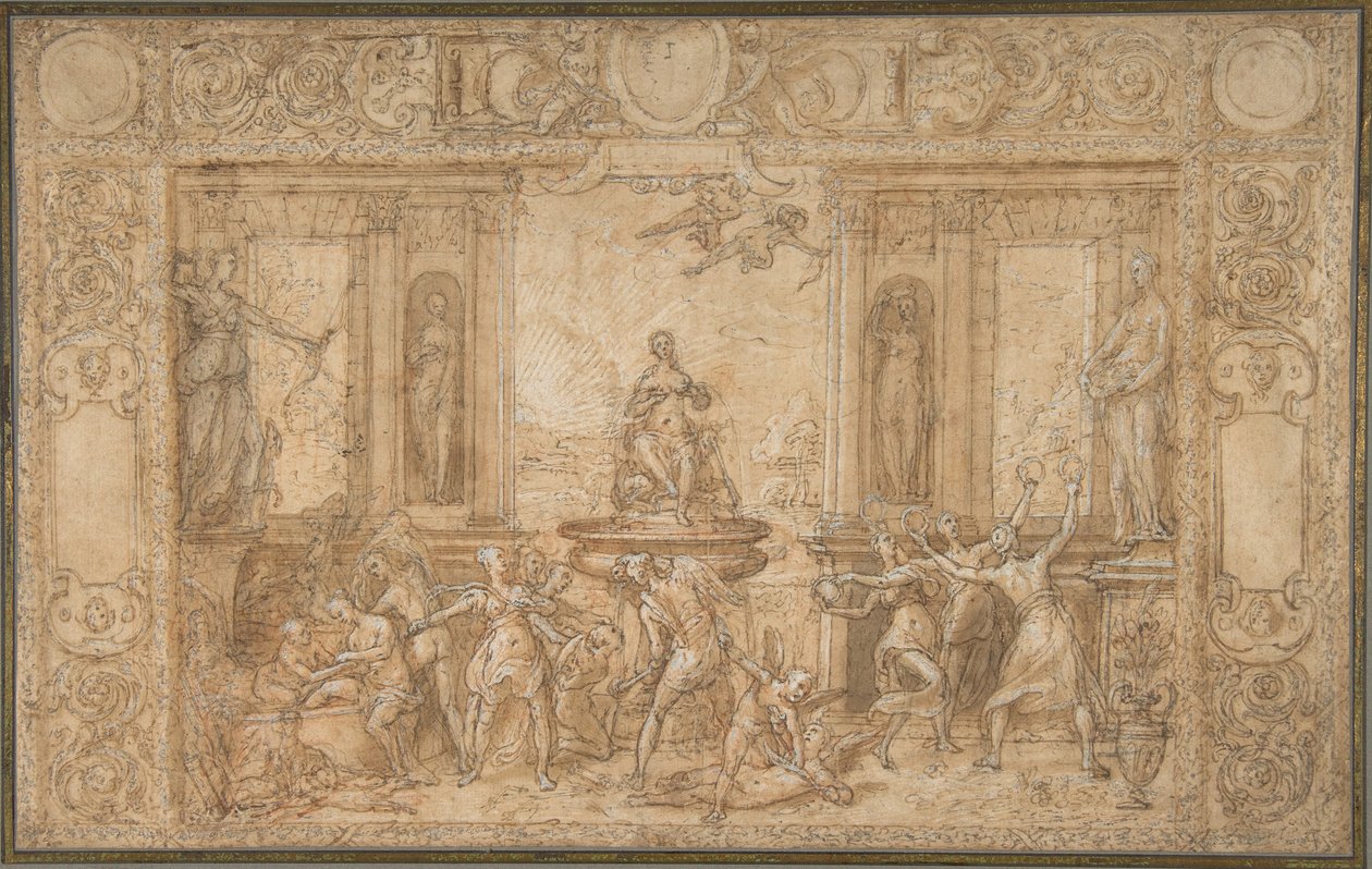 Study for The Allegory of Spring by Federico Zuccaro