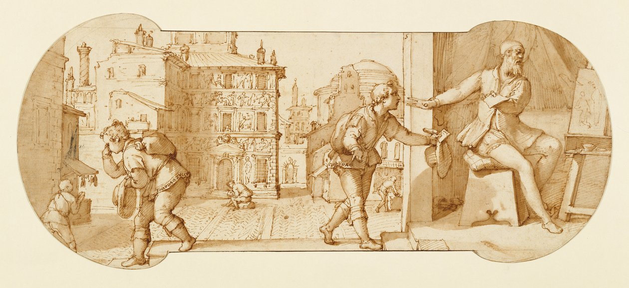 Taddeo Rebuffed by Francesco Il Sant
