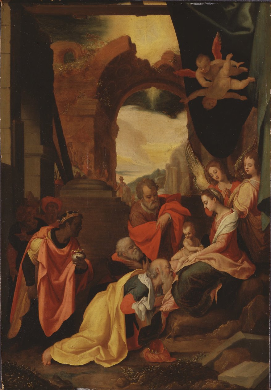 The Adoration of the Magi by Federico Zuccaro