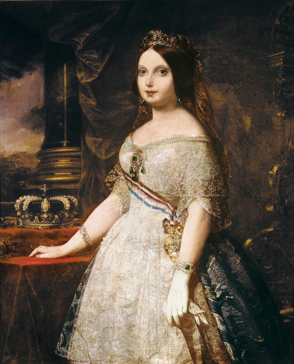 Queen Isabella II of Spain by Federico de Madrazo y Kuntz