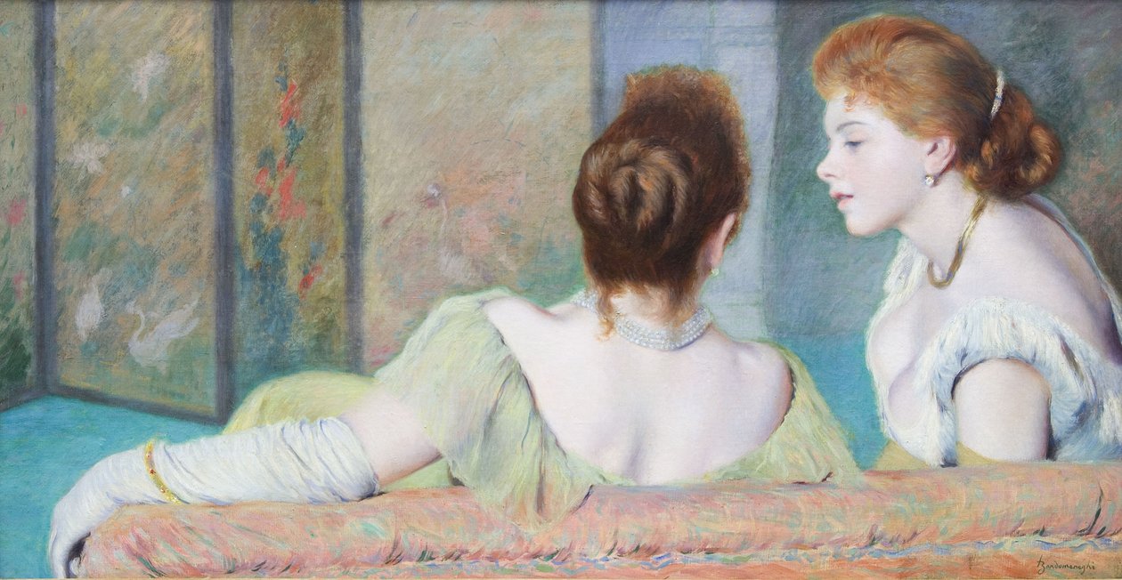 On the couch, ca. 1886-1890 by Federigo Zandomeneghi