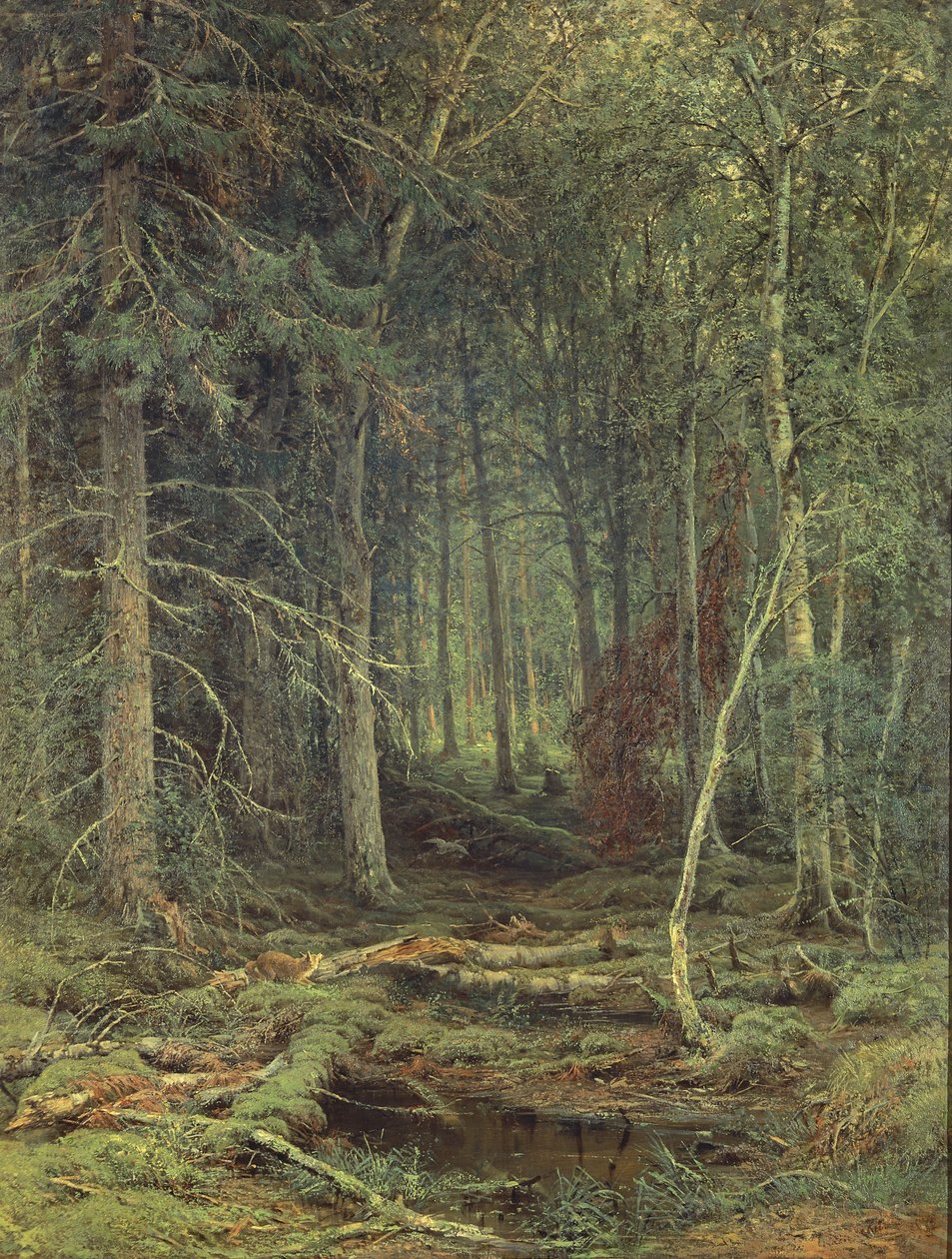Swamp in the Forest, Autumn, 1872 by Fedor Aleksandrovich Vasiliev