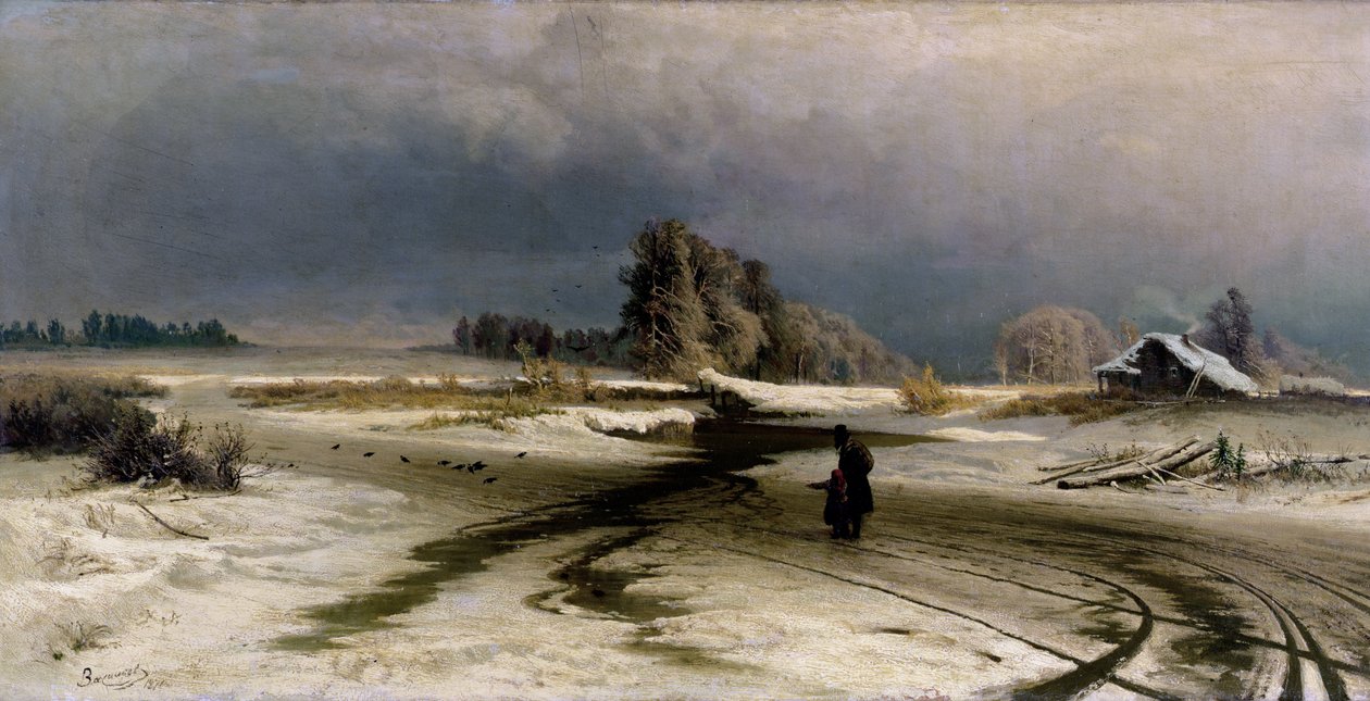 The Thaw, 1871 by Fedor Aleksandrovich Vasiliev