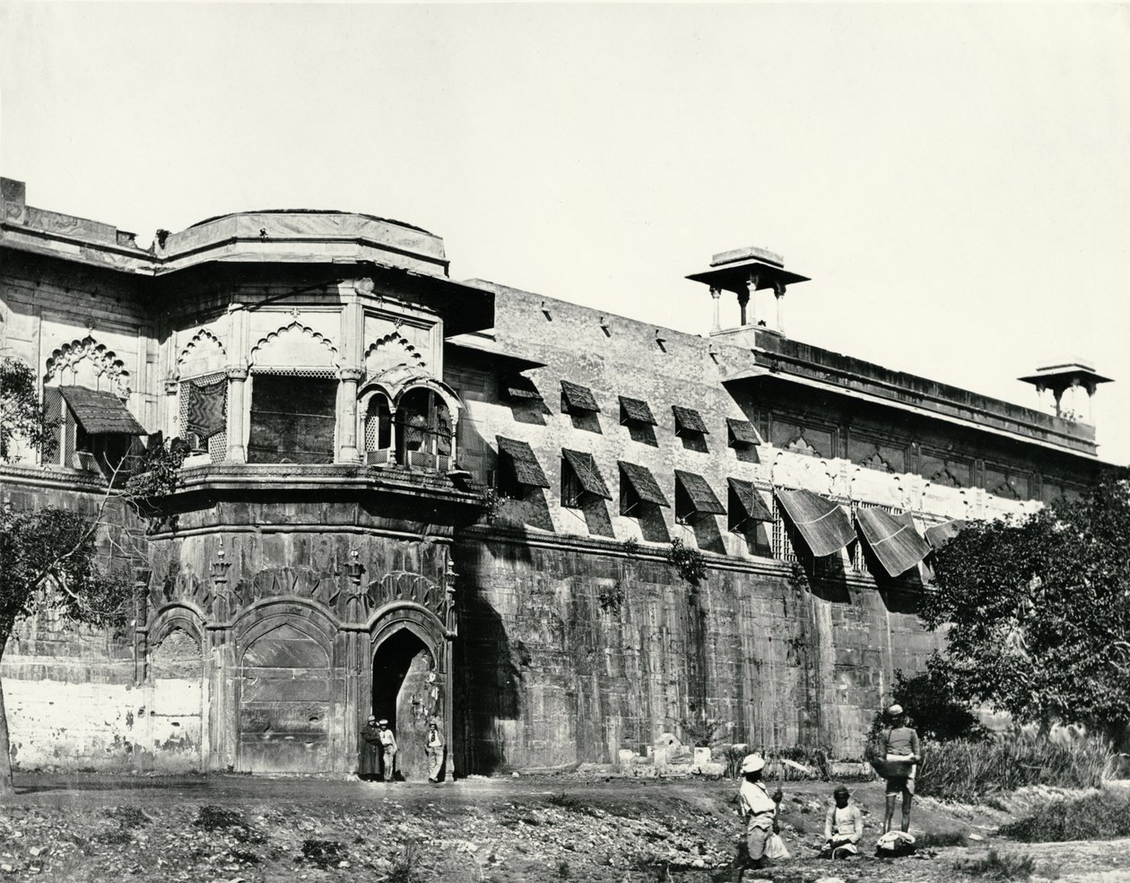 Palace, Delhi by Felice Beato