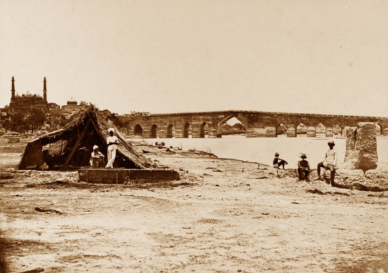 Stone Bridge, Lucknow by Felice Beato