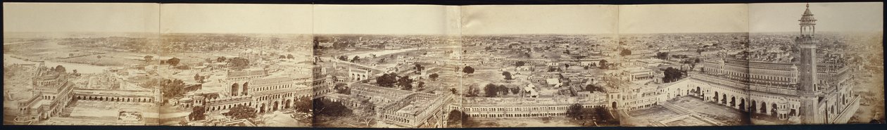 Panorama of Lucknow, Taken from the Kaiserbagh Palace by Felice Beato