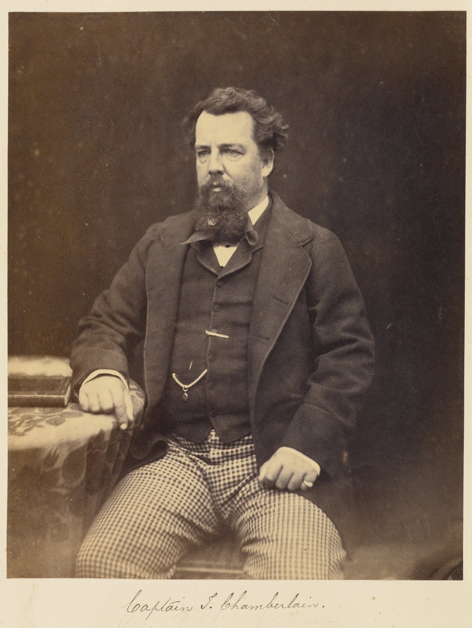 Captain T. Chamberlain by Felice Beato