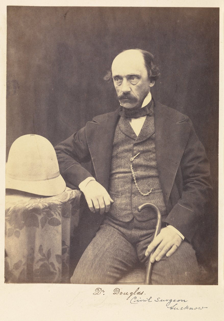 Dr. Douglas, Civil Surgeon, Lucknow by Felice Beato